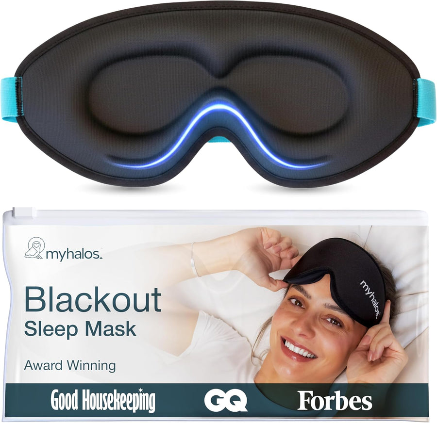 3D Blackout Sleep Mask – Contoured & Adjustable