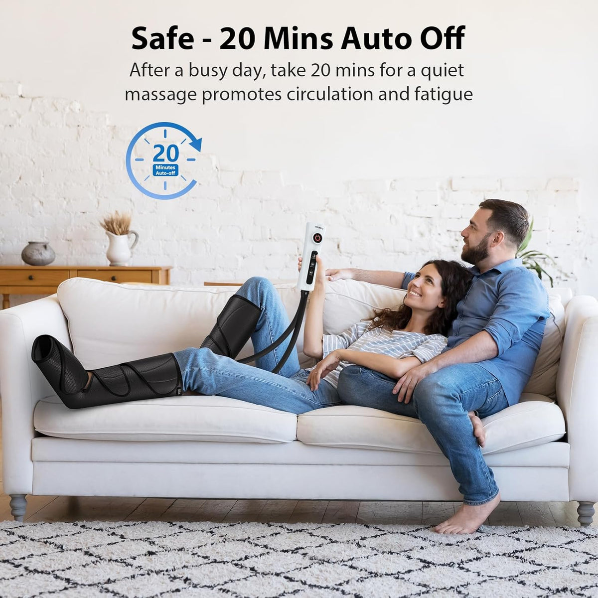 Leg Massager for Circulation and Pain Relief FSA - HSA