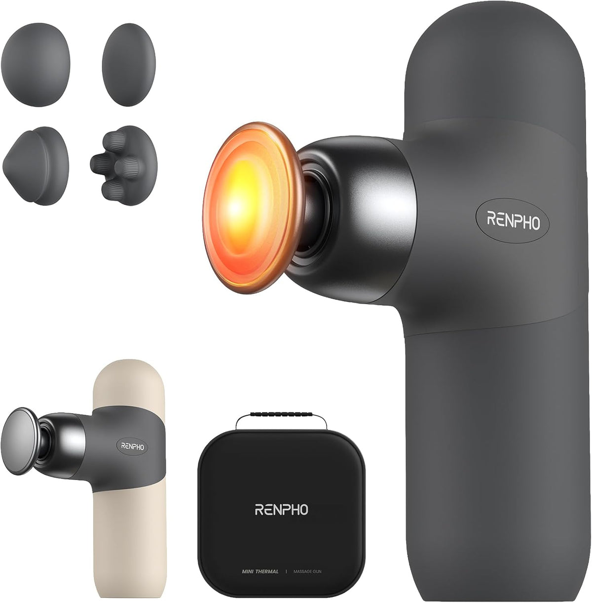 Mini Heated Massage Gun – 4 Speeds