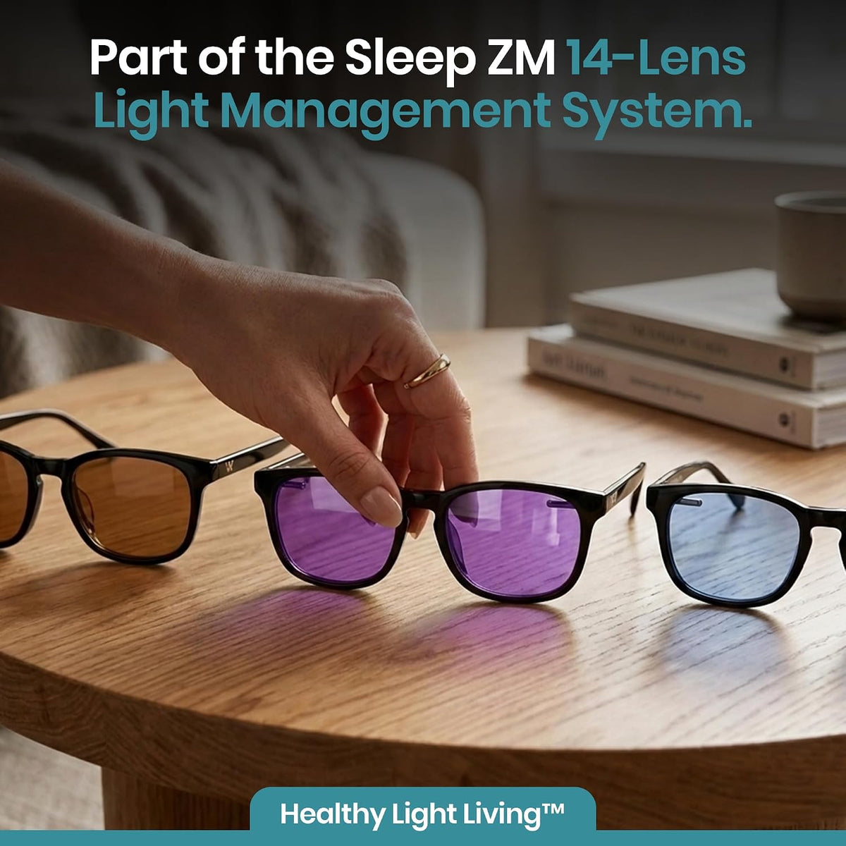 Blue Light Blocking Glasses for Women + Men - Better Sleep + anti Eye Strain Protection - Computer Screens & Gaming - Black Wayfarer - 99% Night-Time Amber Lens