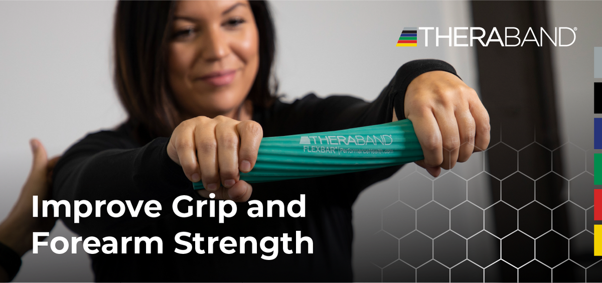 THERABAND FlexBar green resistance bar